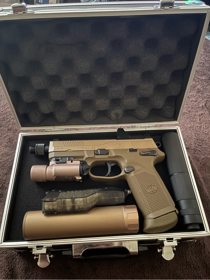 SOLD Fnx-45 Tactical (Tan) | HopUp Airsoft