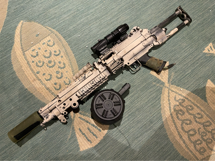 ❌SOLD❌Custom M249 featherweight Polarstar Jack | HopUp Airsoft