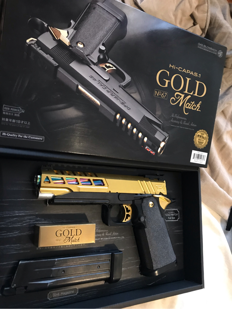 ハイキャパ hicapa gold / airsoft masterpiece AEX Custom GigaSaiyan