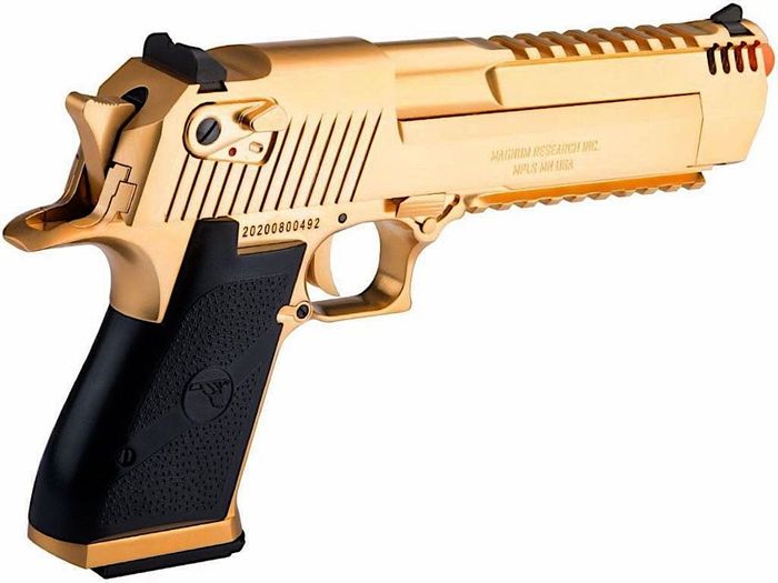 WE-Tech Desert Eagle .50 AE Full Metal Gas Blowback Airsoft Pistol by Cybergun CO2 - Chrome
