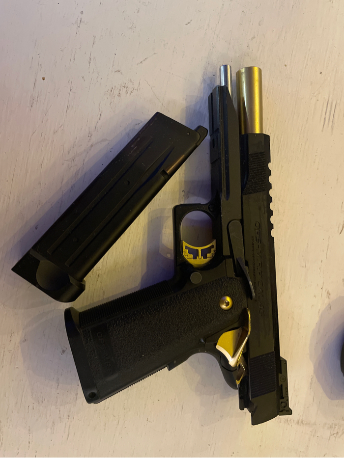 Amazon.com : GoldenBall & Eagle Steel 1911 OPS-MRP Hi-Capa