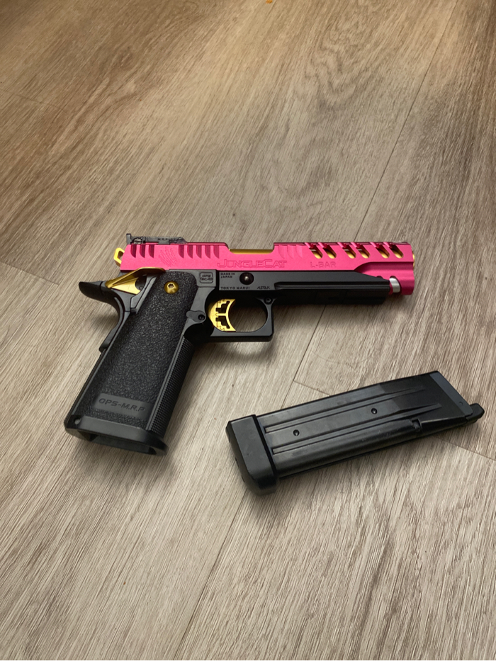 マルイ HI-CAPA 5.1 PINK ver +α AEX Custom RASPBERRY BONANZA - Tokyo Marui Hi Capa 5.1 Gas