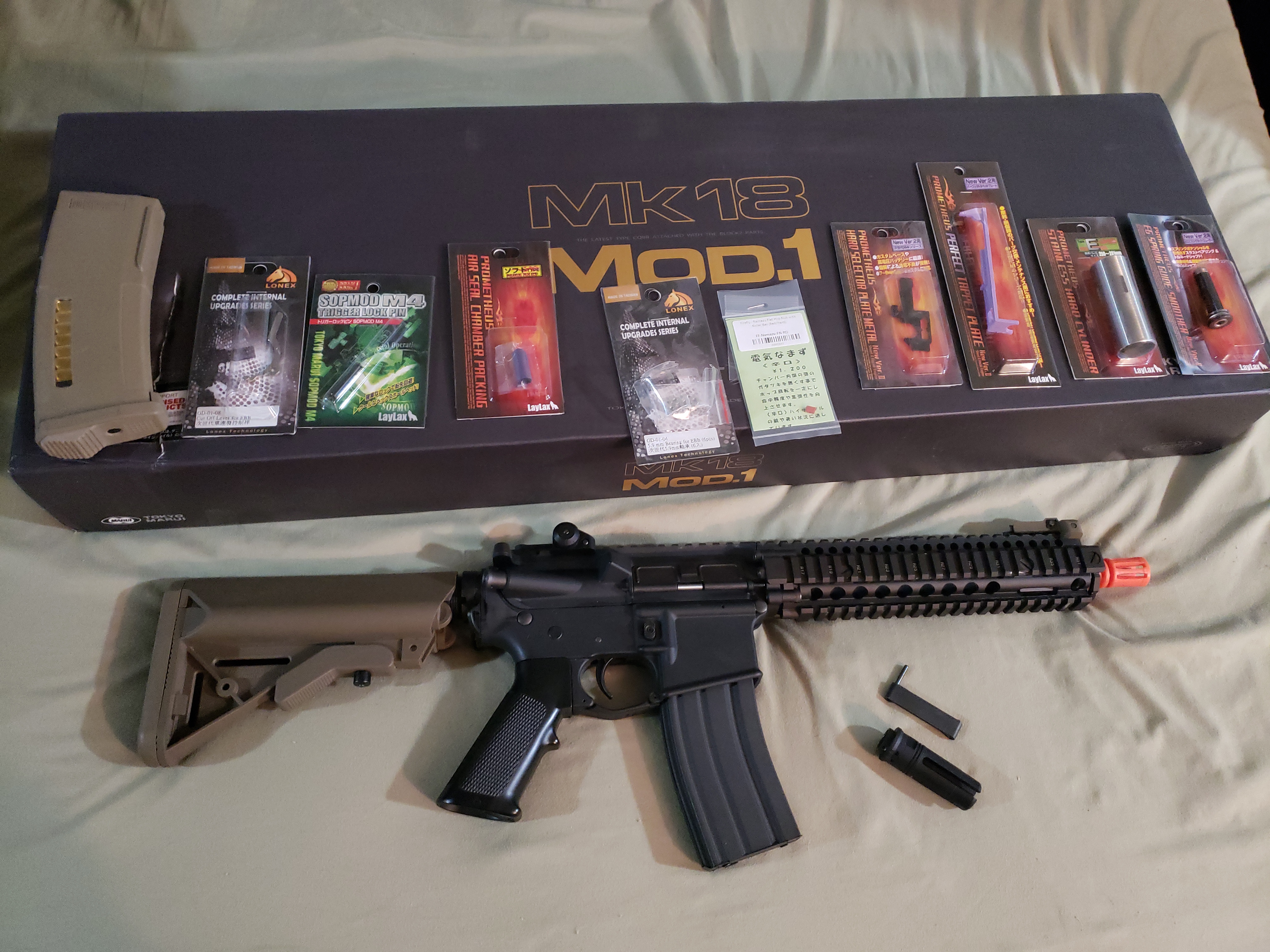 MK18 MOD.1 箱と新品取り外しパーツ MK18 MOD.1 箱と新品取り外しパーツ Yahoo!オークション - 東京
