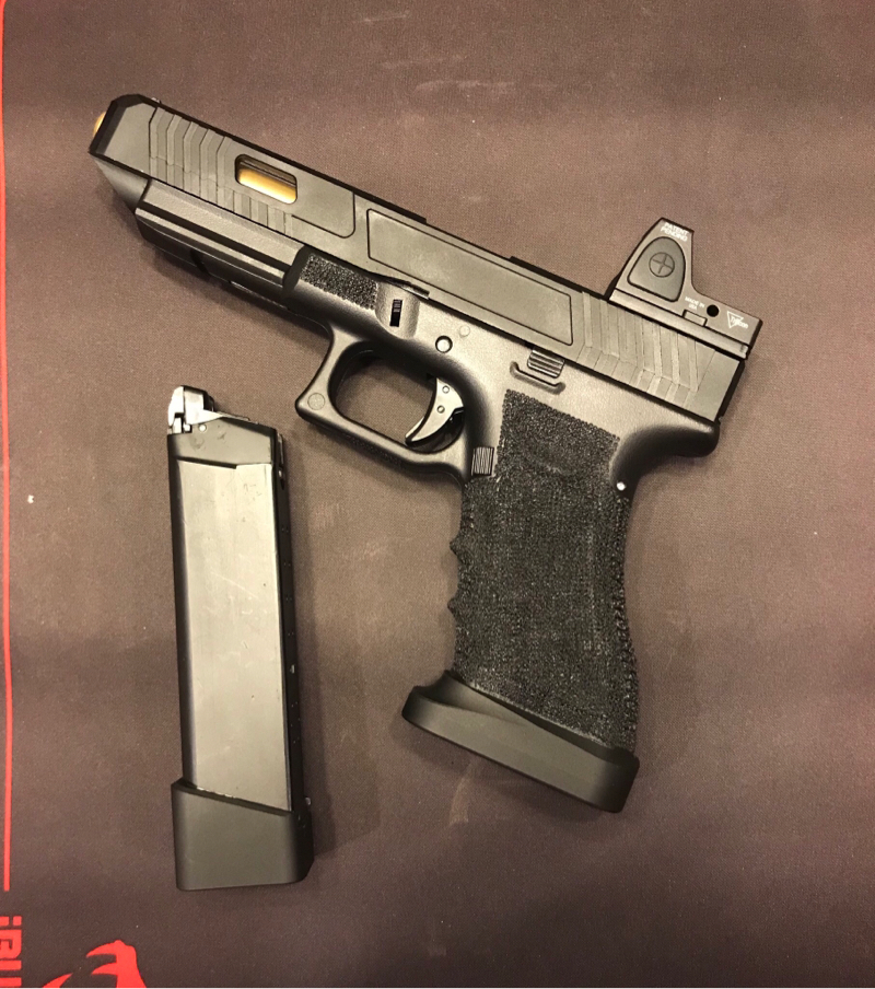 ™️GBB Glock34 WE Tech G series G34 GBB Pistol (Black)