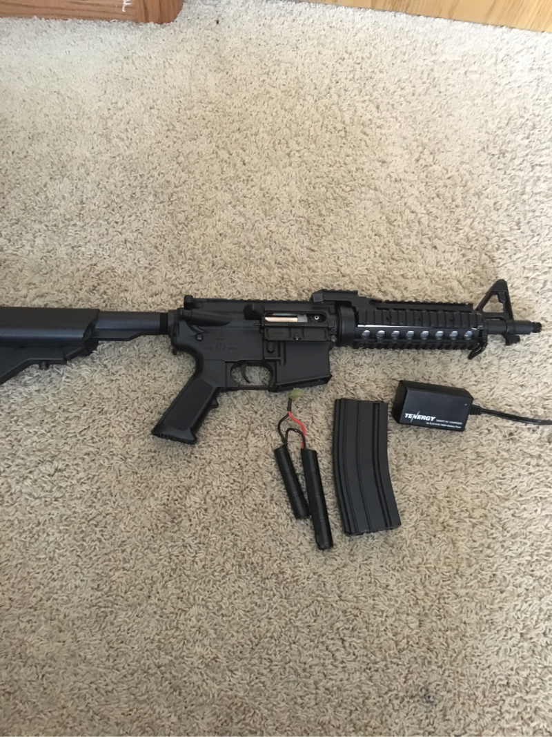 SOLD CYMA AM012 M4 RAS II CQBR Full Metal Gearbox AEG | HopUp Airsoft