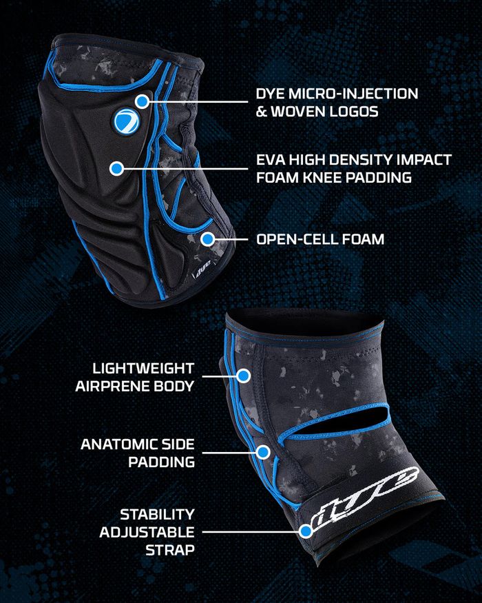 Dye Performance Knee Pads - Large / DyeCam Red