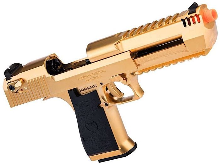 WE-Tech Desert Eagle .50 AE Full Metal Gas Blowback Airsoft Pistol by Cybergun CO2 - Black