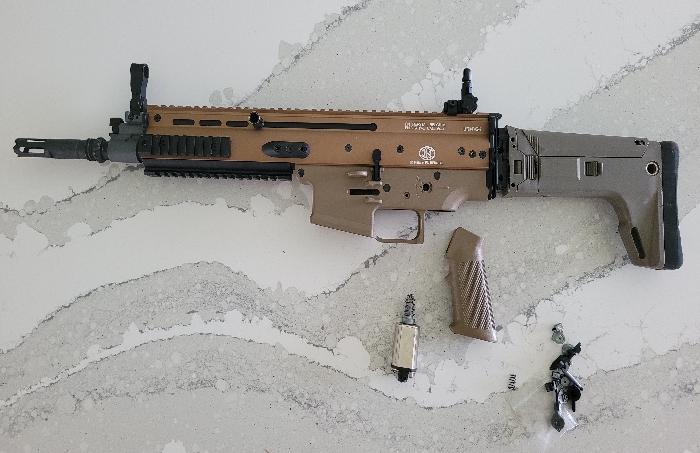 SOLD Cybergun SCAR-L Body parts ACR Stock | HopUp Airsoft