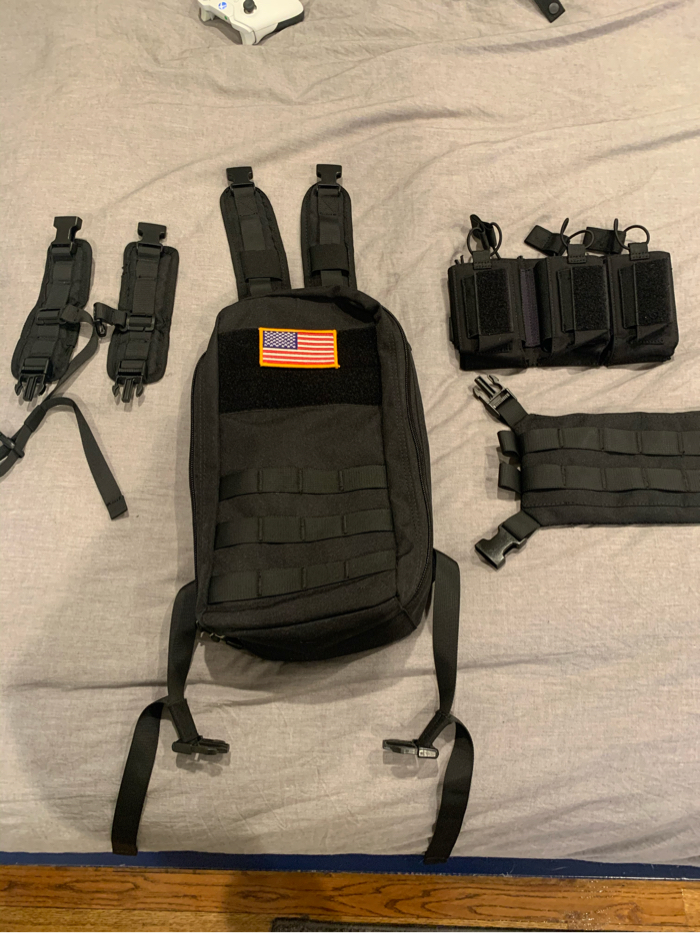 (SOLD SOLD SOLD)TAPP PACK X TAPP RACK CHEST RIG WITH KANGAROO MAG ...